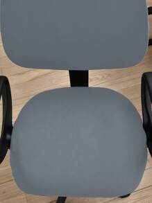 2 Pieces Stretchy Solid Color Office Chair Cover, European And American Style Home/Office Chair Cover - Multicolor - View 5