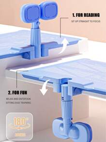 1pc Desktop Reading Assistance Device, Student Reading & Writing Support Tool, Eye Protection Aids, Desk Mount Book Stand