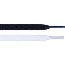 4 Pairs Of 5/16" Flat Shoelaces For All Type Of Shoes - 黑白 - 查看 2