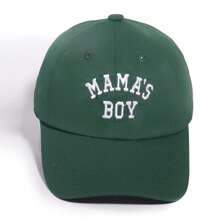 1pc Unisex Letter "MAMA'S" Embroidered Baseball Cap, Korean Minimalist Style, Versatile, Street-Style, Sun-Shading Hat For Spring/Summer Couple - MAMA'S Embroidered Baseball Cap - View 14