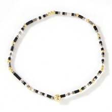 1 pièce Bracelet boho d'été à perles avec un design inspiré de l'océan et de la plage, convient aux hommes et aux femmes