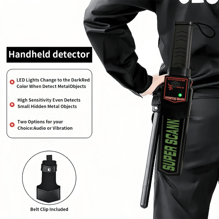 Handheld Metal Detector High Sensitivity Security Inspection Device For