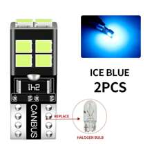 194 LED Bulb 6000K White 168 T10 W5W 10SMD Replacement Bulbs For Car Dome Map Door Courtesy Side Marker Reading Luggage Compartment Light Vanity Mirror Light Motorcycle Indicator Light LED Replacement Bulbs (Pack Of 2)