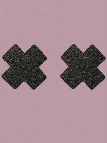 8pcs Glitter Nipple Covers Disposable Sexy Breast Pasties Cover Up Petals Suitable For Daily Wear And Parties