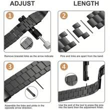 1pc Women's And Men's AppleWatch Band Replaceable Strap Wristband, Stainless Steel Adjustable Quick Release Waterproof Breathable Bracelet Compatible With Apple Watch Strap 38mm 40mm 41mm 42mm 44mm 45mm 49mm 46mm S10, Fashionable Casual Sport Bracelet Compatible With Apple Watch Bands Ultra 9 8 7 6 5 4 3 2 1 SE Smartwatch Accessories For Daily,Party,Summer Back To School Perfect Gift For Mother, Father, Lover, Student