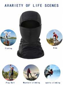 3 pièces Cagoule couvre-visage, masque de ski pour hommes femmes football, capuche légère pour soleil protecteur UV vélo