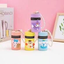 Sanrio 1pc Sanrio Hello Kitty Melody Laurel Dog Pudding Dog Kulomi Cartoon Cute Bucket Bag Portable Bucket Purse Children's Creative Bag Earphone Storage Bag Wallet Purse Wallet Mini Wallet Coin Wallet