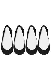 Calcetines de suspensor invisibles, frescos y transpirables para mujer, con diseño de media suela y talón descubierto