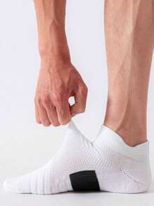 1/3/5/6/12 Pairs Men's Athletic Running Breathable Crew Socks & Ankle Socks