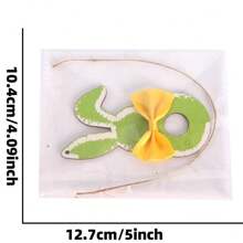 1pcsEaster Wooden Crafts Cartoon Rabbit Pendants Holiday Party Decorations Easter Rabbit Gifts Small Pendants
