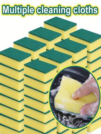 Dishwashing Sponge, Scouring Pad, Dishwashing Cloth, Kitchen Cleaning, Bowl Brushing, Pot Brushing, Magic Wiping, Household High