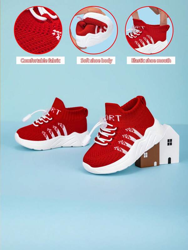 New Soft, Comfortable, Non-Slip, Breathable Mesh Casual Outdoor Slip-On Sport Shoes For Kids, Suitable For All Seasons