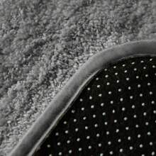 Bathroom Mats, Thick Soft Absorbent Chenille With Rubber Backing, Quick Drying Microfiber Mats, Machine Washable, For Shower Floor, Bathroom Runner, Bath Mat, Accessories And Decoration. - Màu xám đen - Xem 8