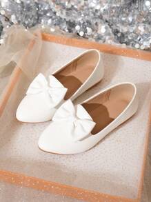 New Girls Outdoor Simple Comfortable Versatile Flats - White - View 2