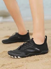 Women's Wetsuit Shoes/Five-Finger Beach Shoes/Indoor Training Shoes - Black - View 6
