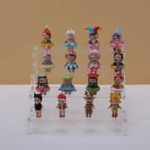 New Transparent Tabletop Display Stand Rack Model Shelf Staggered Blind Box Net Celebrity Figurine Storage Box