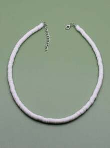 1 Pieza Collar sencillo con cuentas de colores bohemio de verano