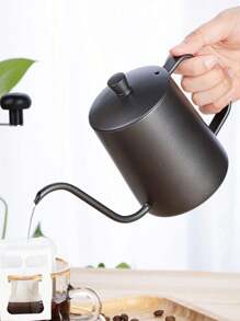 1 件不锈钢小号 350 毫升手动咖啡滴滤器（黑色） - 黑色 - 查看 1