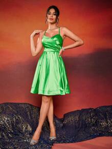 女士优雅舞会礼服、派对礼服、婚礼宾客礼服、舞会礼服