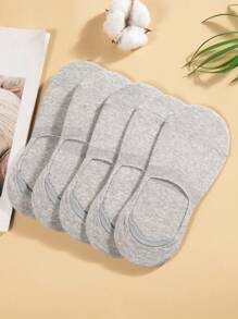 5/10 Pairs Women Cotton Breathable White Ankle/Low Cut Socks, No Show Socks, Fashion - White - View 10