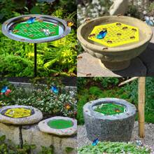 Isola galleggiante per api, ciotole per bere degli insetti, nell'orto, abbeveratoio colorato per api e farfalle, erogatore d'acqua per impollinatori, ciotole cattura acqua per impollinatori assetati, bagno per le api