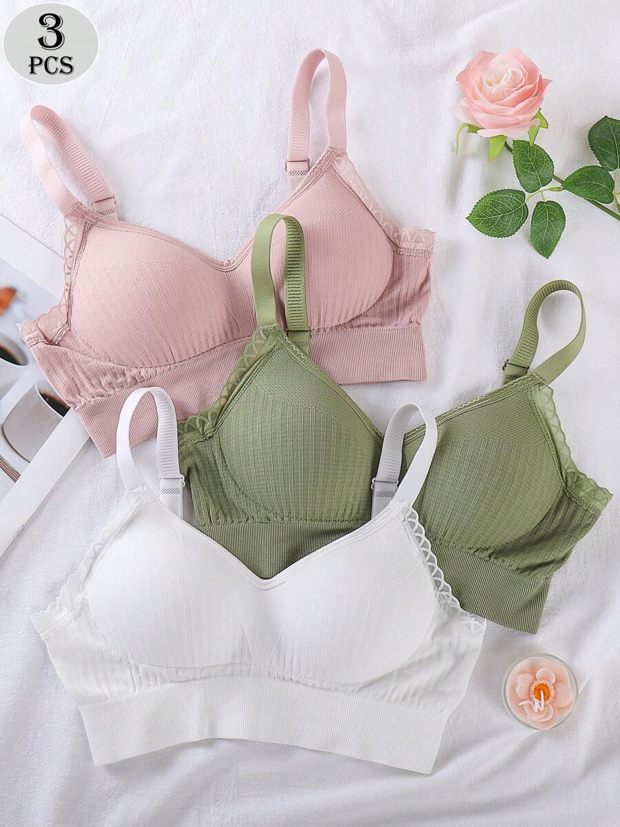 3pcs Women Uplift & Minimizer Bras