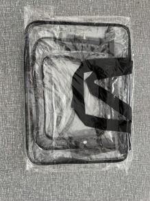 透明旅行包，3件套浴室套装，PVC化妆包，防水学生收纳包，杂物收纳包