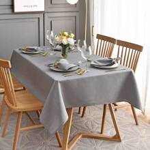 1pc Rectangle Ripple Pattern Tablecloth, Polyester Tablecloth, Jacquard Tablecloth, Wrinkle Resistant Washable Tablecloth, High Quality Tablecloth Suitable For Indoor, Outdoor, Garden, Picnic, Wedding, Party, Banquet - Multicolor - View 28