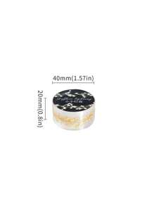 1 Rotolo di nastro adesivo in PET con la scritta "Buona giornata", serie sfumata e luminosa, tema luminoso per scrapbooking e decorazione