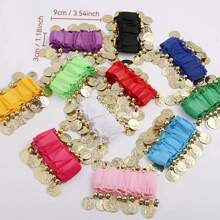 2pcs Belly Dance Dance Performance Bracelet, Hand Decoration Bracelet, Dance Competition Pendant Bracelet, Folk Dance Performance Bracelet, Suitable For Dance Performances - Multicolor - View 12