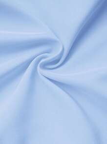 Camisa social de mangas longas, de cor sólida, casual e para ir ao trabalho, com botões