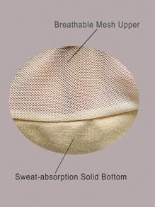 1/4/8 Pairs Women Mesh Top & Solid Color Bottom Breathable Non-Slip Hidden Loafer Socks, Suitable For Daily Life Or Indoor Use - Multicolor - View 3