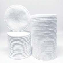 50/150/300pcs Round Cleansing Pads, Reusable, Lint-Free Makeup Remover Pads, Soft & Hypoallergenic, Suitable For Face, Eyes, Skin Care & Makeup Removal - Multicolor - View 11