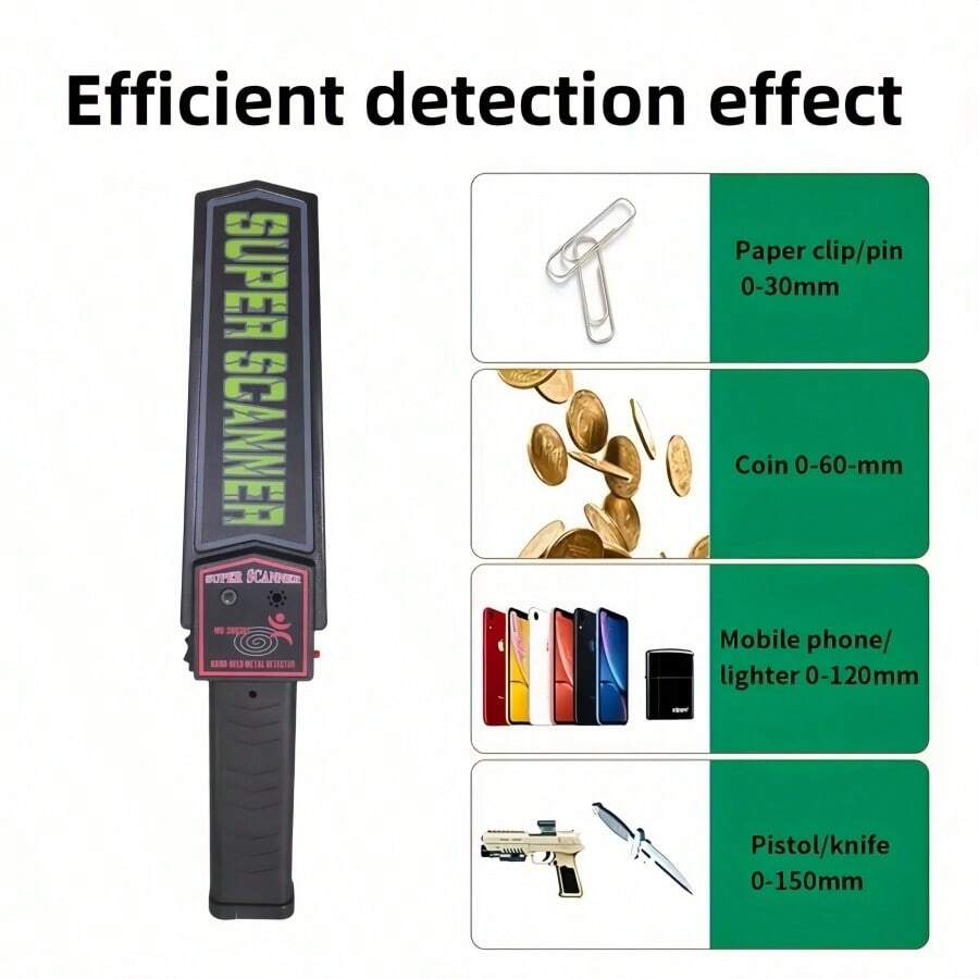 Handheld Metal Detector High Sensitivity Security Inspection Device For