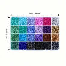 3MM Bracelet Beads Kit For Jewelry Making, 5760/11520pcs Seed Beads Small Glass Beads 8/0 Rainbow Beads Set With Elastic String For Crafts