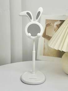 1pc 2025 New Cartoon Rabbit With Floppy Ears Phone Stand, Desktop Phone Holder, Multi-Function Stand, Adjustable Height Slouchy Support Stand, Live Streaming Slouchy Stand - Multicolor - View 11