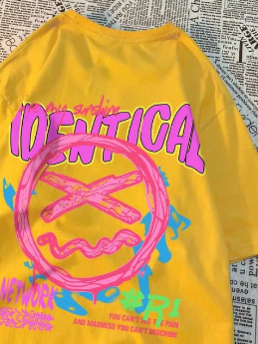 Camiseta Streetwear Carinha Rede de Expressão Identical Novo!