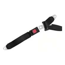 Cinturon De Seguridad Universal Automotriz 3 Puntos - Negro - Ver 1