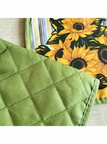 2pcs Heatproof Non-Stick Kitchen Gloves, Suitable For Microwave Oven And Oven - Durable, Easy To Clean, Dishwasher Friendly Unique Design Cooking Pads