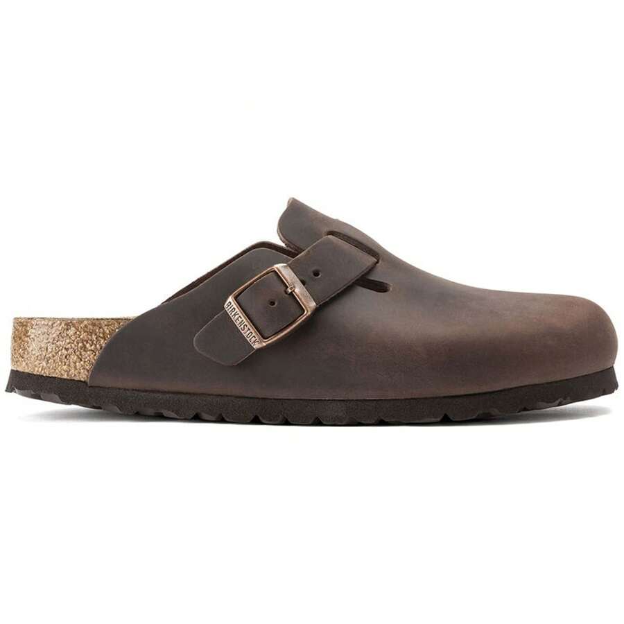 Birkenstock Men's Boston Oiled Leather Clogs In Brown ✅ Delivery 24/72h To Spain (Mainland) - Brown - View 1