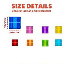 20/50pcs Magnetic Building Blocks, Transparent Magnetic Cube Construction Toys For Kids, Toddlers, Random Colors