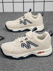 Men's Outdoor Slip-Resistant Breathable Hiking Shoes, Shock-Absorbing Sports Shoes For Trekking And Trail Running - Beige - View 5