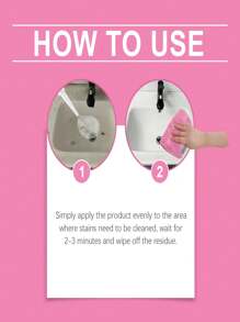 Bathroom Wall Tile, Toilet Bowl Stain, Discoloration & Limescale Cleaner - Multicolor - View 5