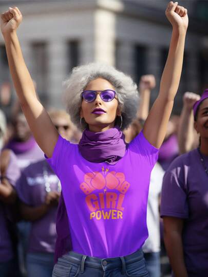 Playera Dama 8 De Marzo Girl Power 2