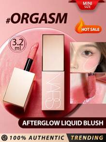 NARS[Mini]AFTERGLOW LIQUID BLUSH #ORGASM 3.2ml A Lightweight, Buildable Liquid Blush With Lasting Radiance And Hydration. - #ORGASM 3.2ml - View 2