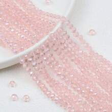 600 件 3 毫米混色 AB 水晶玻璃扁圆珠，适合 DIY 珠宝制作、手链、项链、手工珠宝和时尚配饰 - 扁圓切角 - 查看 7