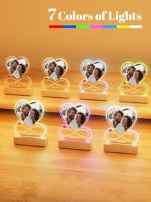1pc, Personalized Anniversary Couples Gifts For Women And Men, Custom Acrylic Heart Picture Frame With Photo, Custom Acrylic Spotify Plaque With Night Light, Personalized Wedding Gifts Couples 1pc For Anniversaries Valentine's Day, For Anniversaries, For Valentine's Day, For Mother's Day, For Birthdays, For Father's Day, For Graduation, For Weddings, For Housewarming,Slow Summer Living