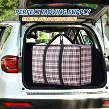 1 chiếc Túi đựng đồ di chuyển chống thấm nước dệt dung tích lớn hiện đại, có thể gấp lại, chống ẩm, chống bụi, có dây đeo hành lý - Nhiều màu - Xem 6