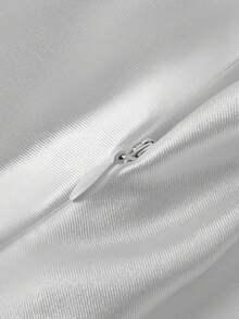 法式长袖鱼尾裙主持人女装新款时尚纯色缎面认证订婚礼服性感包臀女士晚礼服酒会聚会连衣裙婚礼宾客礼服