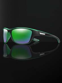 1 Cặp kính thể thao Unisex Kính đạp xe có gọng che phủ khi chạy bộ ngoài trời, đi bộ đường dài, mua sắm, tự sướng, tiệc tùng, du lịch, bãi biển, nghỉ dưỡng. - nhiều màu - Xem 2